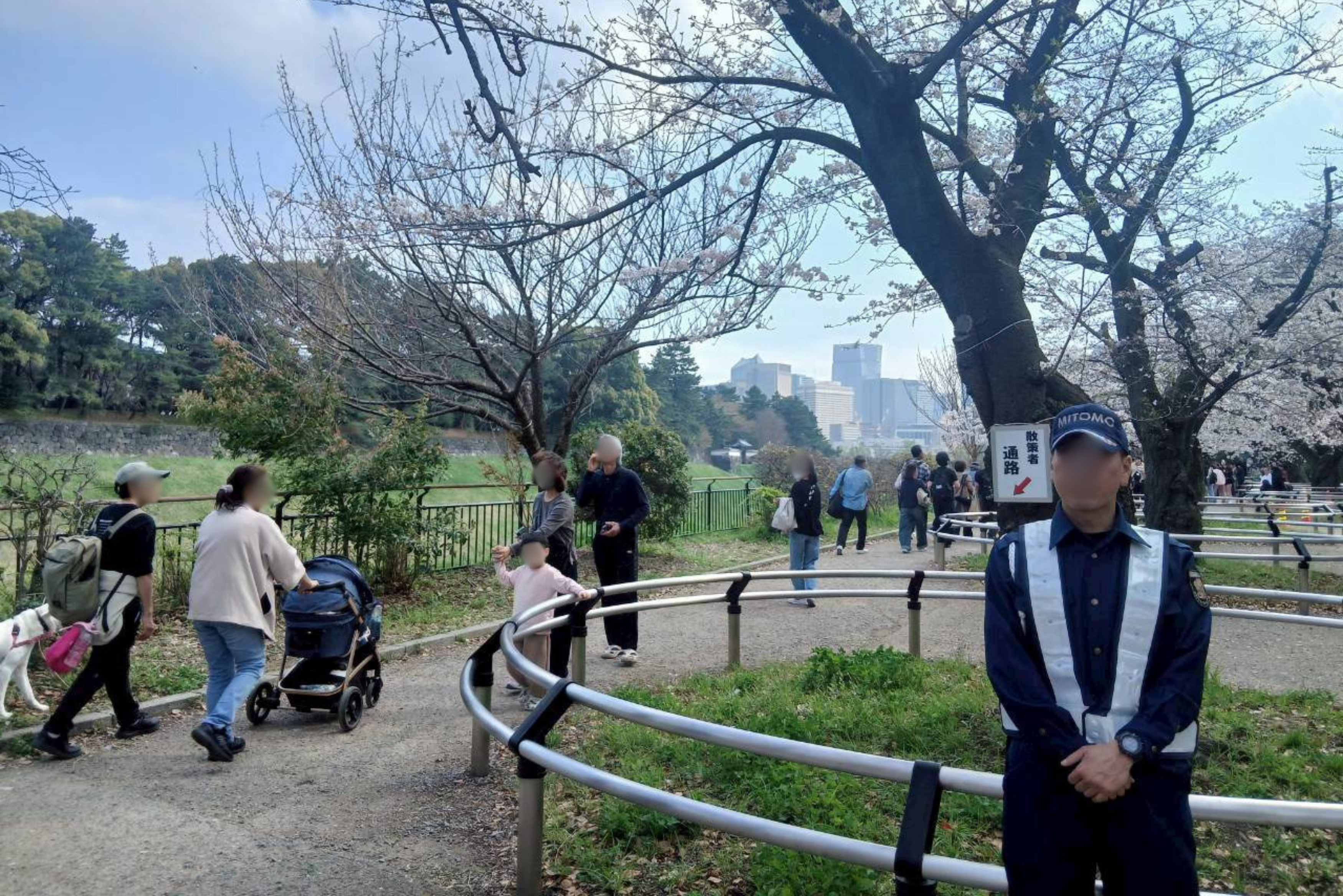 千代田のさくらまつり 警備風景1
