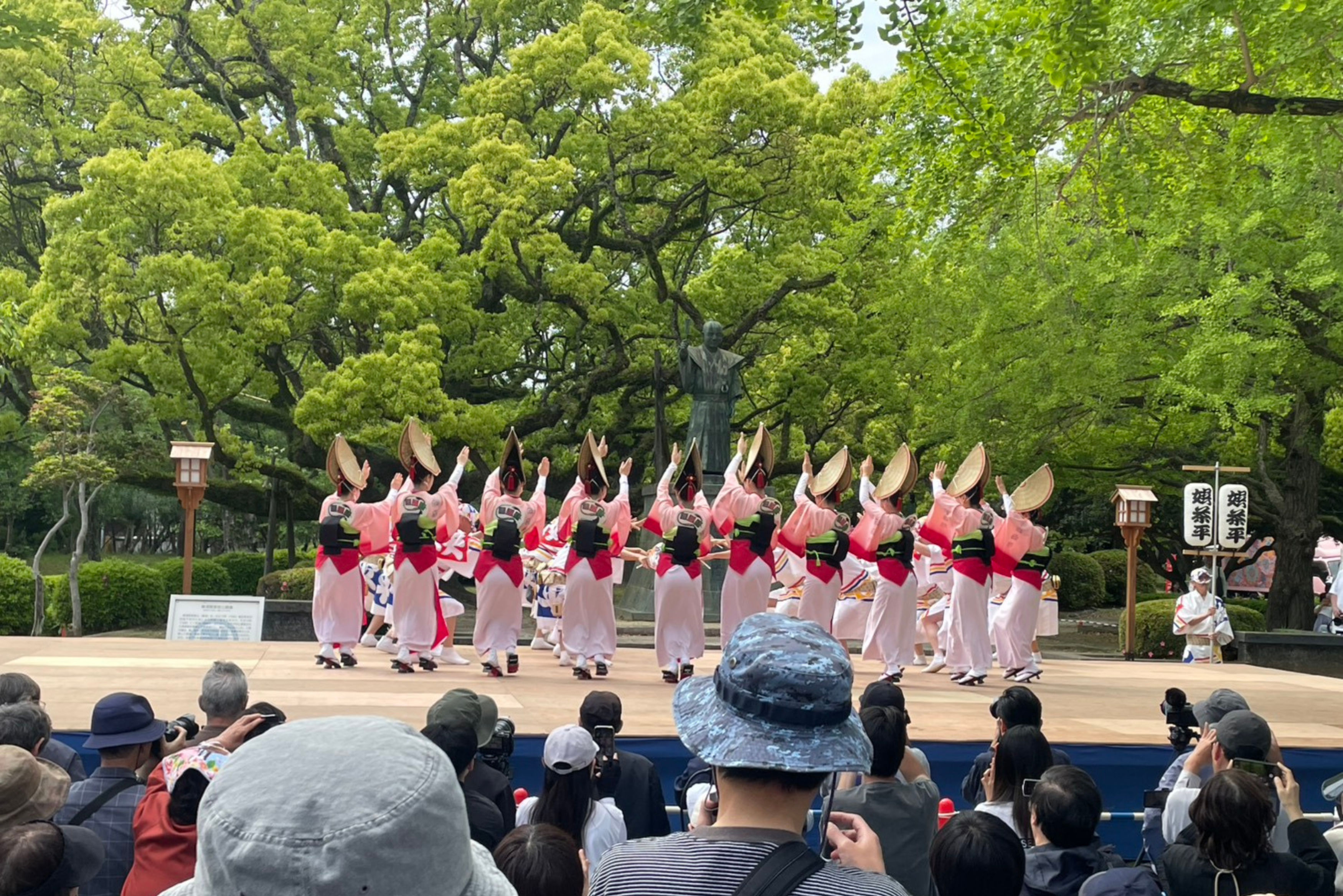 徳島城阿波おどり 会場風景1