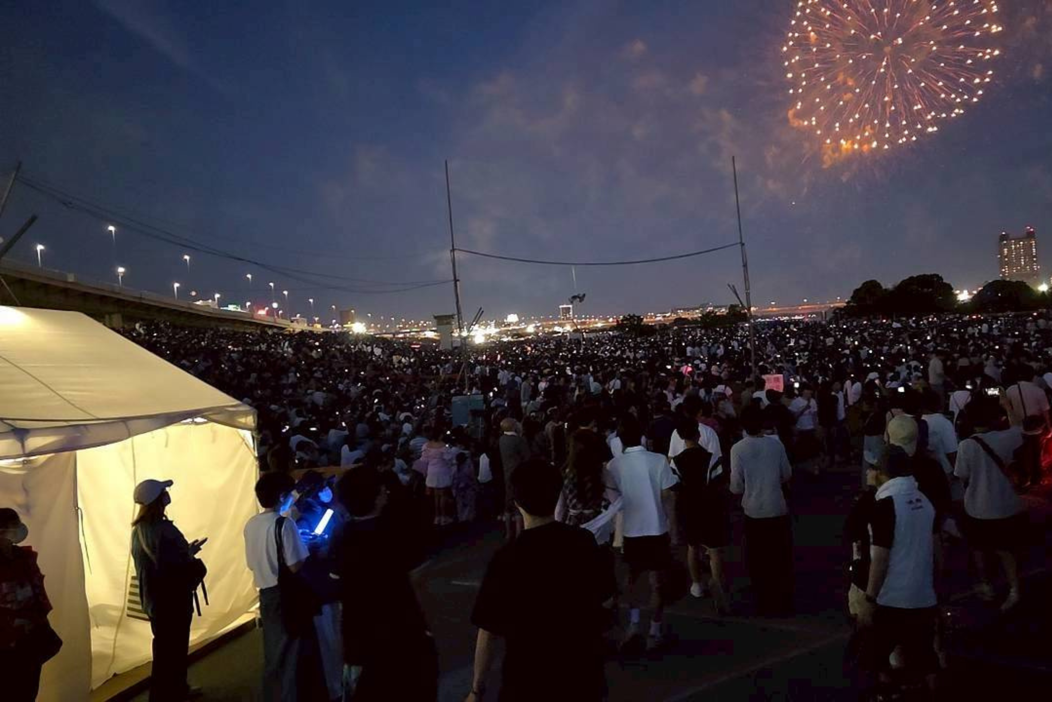 第48回 足立の花火 会場風景2
